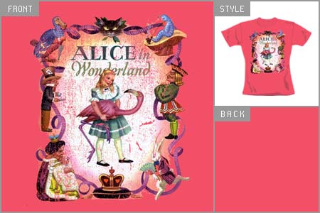 (Alice Character Border) T-shirt