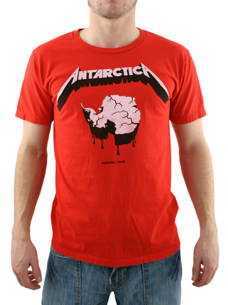 Ames Bros Red Antarctica T-Shirt