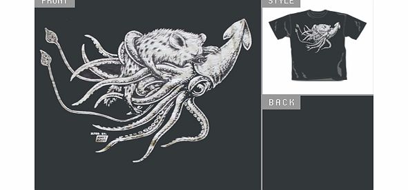 Ames Bros (Squid VS Hyena) T-Shirt amb_squidvhyena