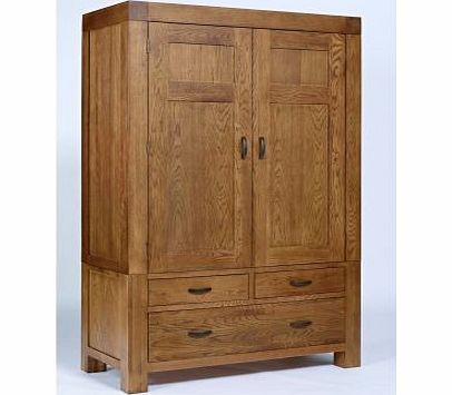 Ametis Santana Rustic Oak Double Wardrobe