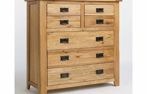 Ametis Westbury Reclaimed Oak 4 Over 3 Drawer Chest