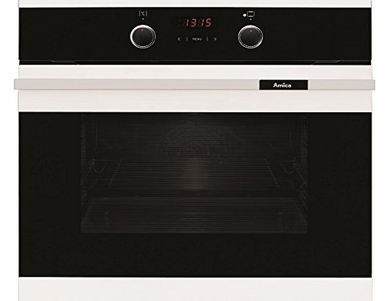 Amica 1053.3TsW Multifunction Electric Built-in Single Oven With Steam Cleaning - White