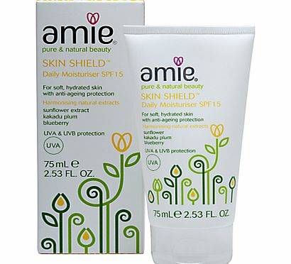 Amie Skin Shield Daily Moisturiser SPF15, 75ml