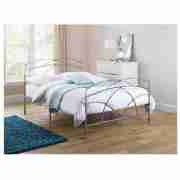 Amiens Double Bed, Dark Pewter