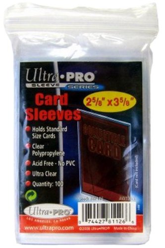 Amigo Ultra-Pro Protective Card Sleeves, Pack of 100