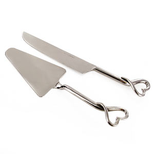 Amore Cake Server and Knife Set