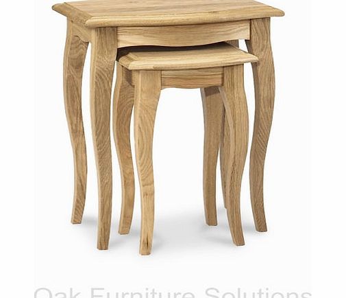 Amore Oak Nest of Tables