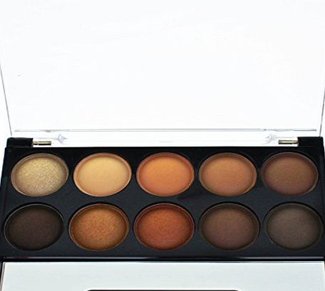 AMOS Eye Shadow Eyeshadow Naked Nude 10 Colour Shade Palette Professional Face Makeup Make Up Beauty Cosmetic Compact Box Kit Set