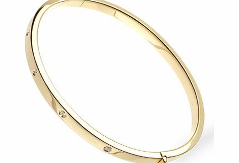 Ampalian Jewellery 18 carat Gold 10 Diamond Bangle (009)