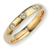 Ampalian Jewellery 18 carat Gold 3 Diamond Wedding Ring