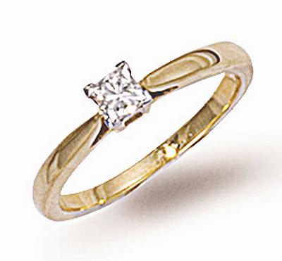 Ampalian Jewellery 18 Carat Gold Diamond Engagement Ring (385)