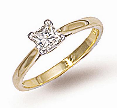 Ampalian Jewellery 18 Carat Gold Diamond Engagement Ring (386)