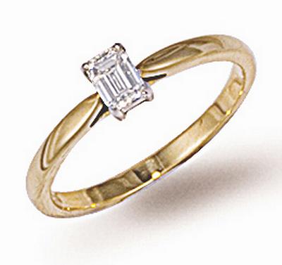 Ampalian Jewellery 18 Carat Gold Diamond Engagement Ring (387)