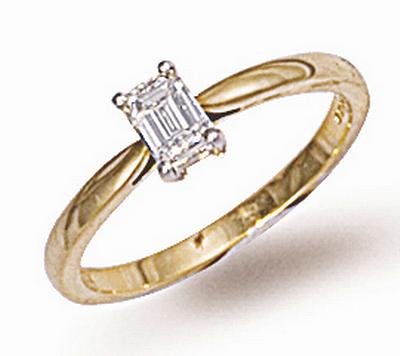 Ampalian Jewellery 18 Carat Gold Diamond Engagement Ring (388)
