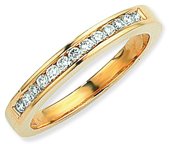 Ampalian Jewellery 18 carat Gold Diamond Eternity Ring (606)