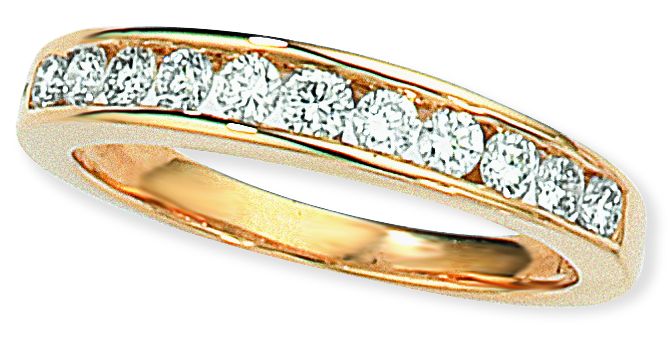 18 carat Gold Diamond Eternity Ring (607)