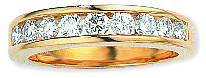 18 carat Gold Diamond Eternity Ring (608)