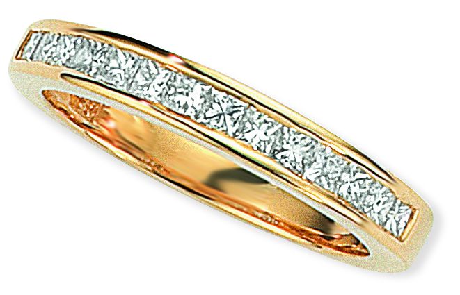 Ampalian Jewellery 18 carat Gold Diamond Eternity Ring (612)