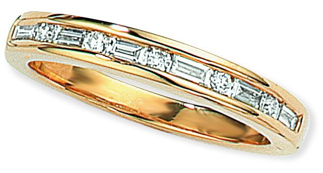 Ampalian Jewellery 18 carat Gold Diamond Eternity Ring (616)