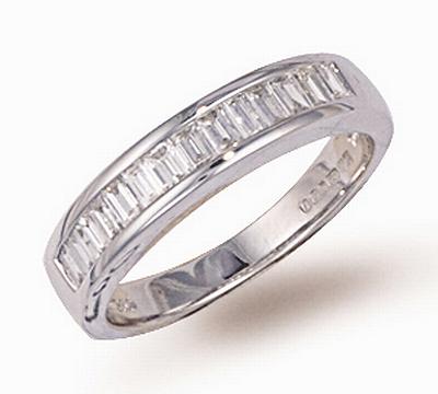 18 Carat White Gold Diamond Eternity Ring (500)