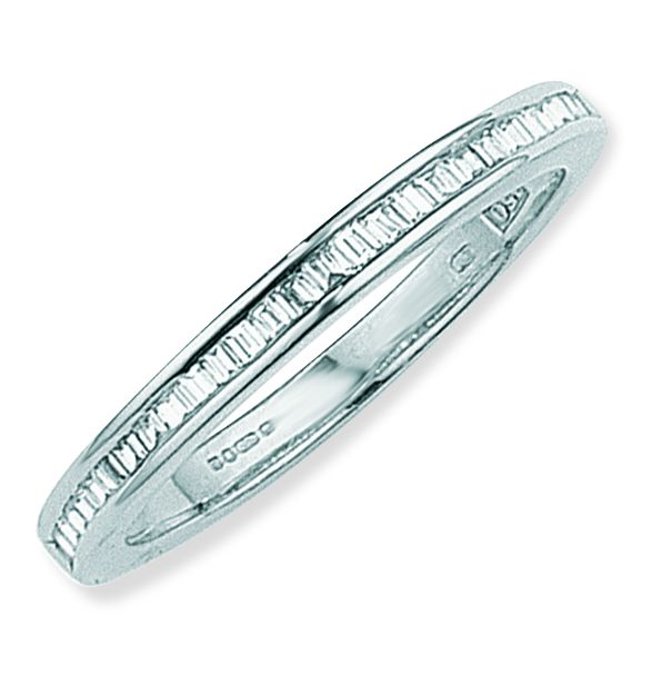 Ampalian Jewellery 18 carat White Gold Diamond Eternity Ring (700)
