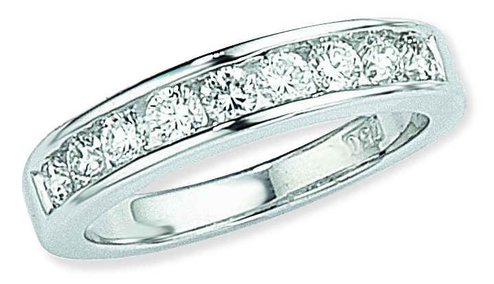 Ampalian Jewellery 18 carat White Gold Diamond Eternity Ring (708)