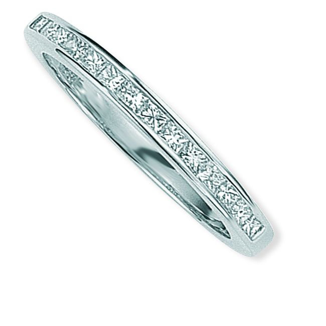 Ampalian Jewellery 18 carat White Gold Diamond Eternity Ring (710)