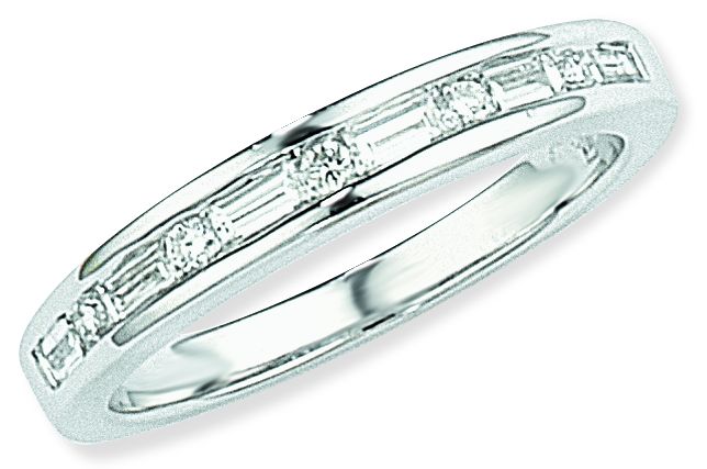 Ampalian Jewellery 18 carat White Gold Diamond Eternity Ring (716)