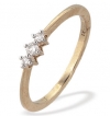 Ampalian Jewellery 3 Diamond Trilogy Gold Engagement Ring