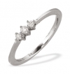 Ampalian Jewellery 3 Diamond Trilogy White Gold Engagement Ring