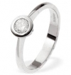Ampalian Jewellery Bezel Set White Gold Diamond Solitaire Ring