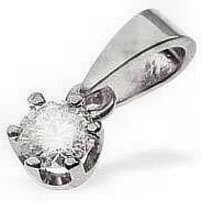Ampalian Jewellery Diamond Pendant & Chain (098)