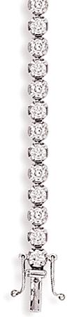 Ampalian Jewellery Diamond Tennis Bracelet (R41)