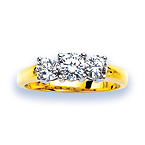 Ampalian Jewellery Diamond Trilogy Ring (10A)