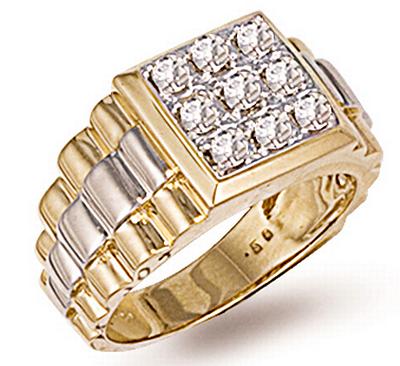 Ampalian Jewellery Gents Diamond Ring (107)