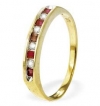 Ampalian Jewellery Gold Diamond Ruby Ring