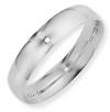 Ampalian Jewellery Platinum 5mm Court Shaped Wedding Ring