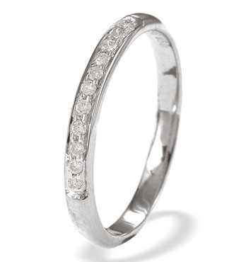 Ampalian Jewellery Platinum Diamond Eternity Ring (087)