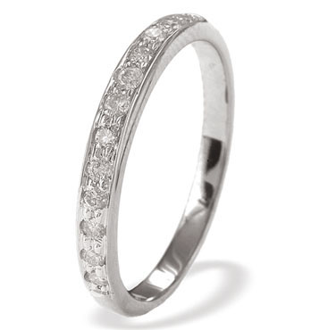 Ampalian Jewellery Platinum Diamond Eternity Ring (088)