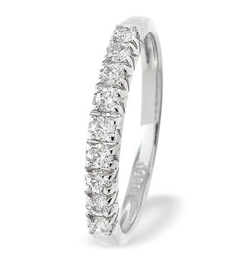 Ampalian Jewellery Platinum Diamond Eternity Ring (090)
