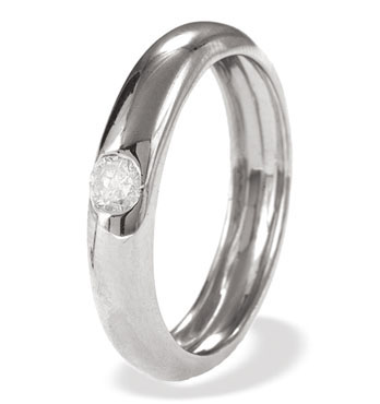Ampalian Jewellery Platinum Diamond Ring (086)