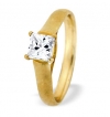 Ampalian Jewellery Princess Cut 18 carat Gold Diamond Engagement Ring