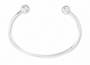 Ampalian Jewellery White Gold Bangle