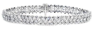 White Gold Diamond Bracelet (037)