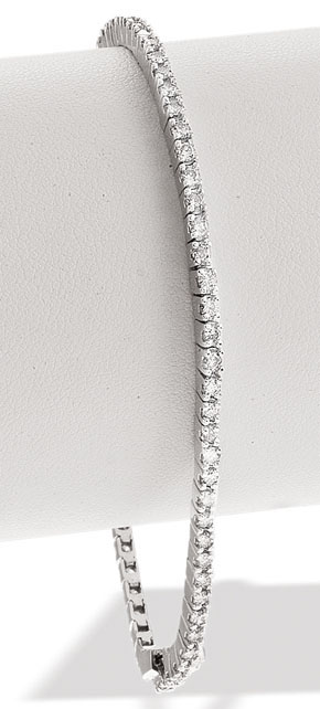 Ampalian Jewellery White Gold Diamond Bracelet (215)