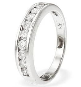 Ampalian Jewellery White Gold Diamond Eternity Ring (117)