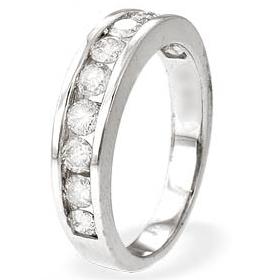 Ampalian Jewellery White Gold Diamond Eternity Ring (121)