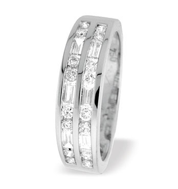 Ampalian Jewellery White Gold Diamond Eternity Ring (247)