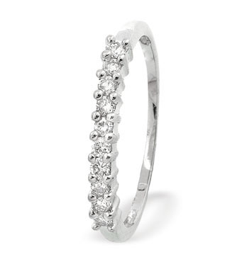 Ampalian Jewellery White Gold Diamond Eternity Ring (414)