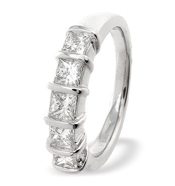 Ampalian Jewellery White Gold Diamond Eternity Ring (443)